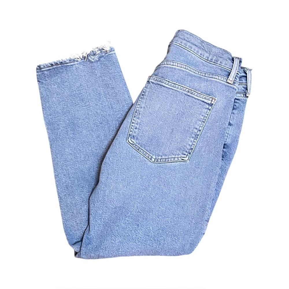 AGOLDE Kye Mid Rise Straight Leg Distressed Hem Medium
Blue Denim Jean Size 29 - Picture 7 of 11